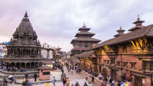 Roofs around the world, Temple in Nepal.