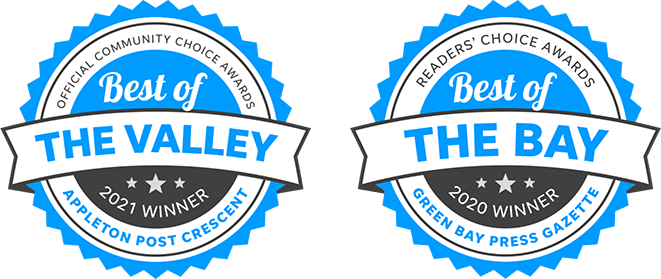 Best of the Valley and Best of the Bay winner logos