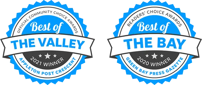 Best of the Valley and Best of the Bay winner logos